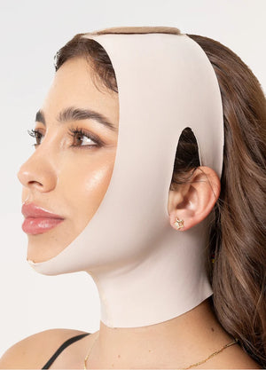 Chin Compression Garment: Soft Compression & Velcro Fit | Salome C32VE