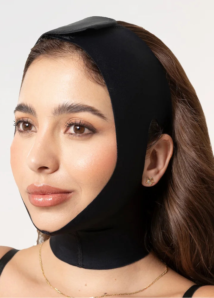 Chin Compression Garment: Soft Compression & Velcro Fit | Salome C32VE