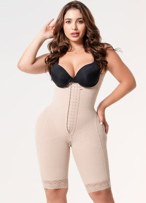 Salome Stage 1 High-Compression Faja | Post-Lipo & BBL Recovery Shaper with 3-Row Hooks