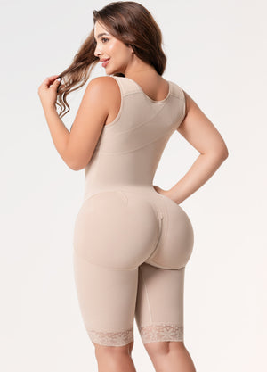 Salome Stage 1 High-Compression Faja | Post-Lipo & BBL Recovery Shaper with 3-Row Hooks