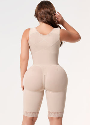 Salome Stage 1 High-Compression Faja | Post-Lipo & BBL Recovery Shaper with 3-Row Hooks