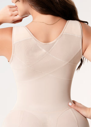 Salome Stage 1 High-Compression Faja | Post-Lipo & BBL Recovery Shaper with 3-Row Hooks