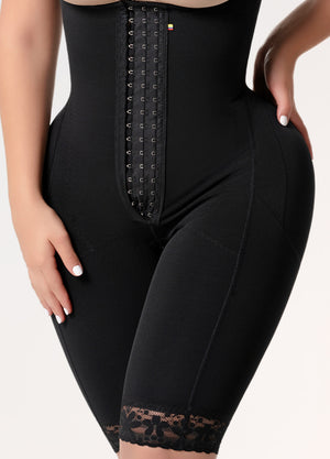Salome Stage 1 High-Compression Faja | Post-Lipo & BBL Recovery Shaper with 3-Row Hooks