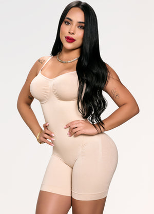 Textured Seamless Shapewear Bodysuit: Tummy Control and Butt Lift | Salome 5603SCS