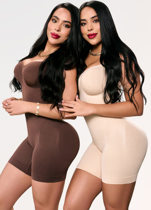 Textured Seamless Shapewear Bodysuit: Tummy Control and Butt Lift | Salome 5603SCS