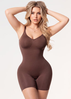 Seamless Bodysuit Salome 5602SCS Chocolate 1
