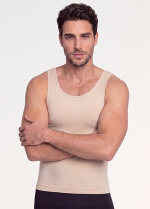 Fajas Salome SEM-123 Seamless Ab-Control Undershirt for Men