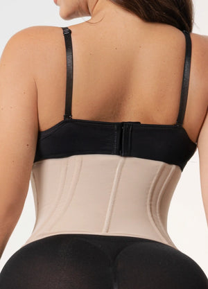 Salome 6414 Hourglass Waist Trainer | High-Compression Powernet Cincher with Flexible Bones