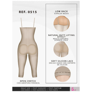 Fajas Salome 0515 Faja reductora de cuerpo completo con control de abdomen