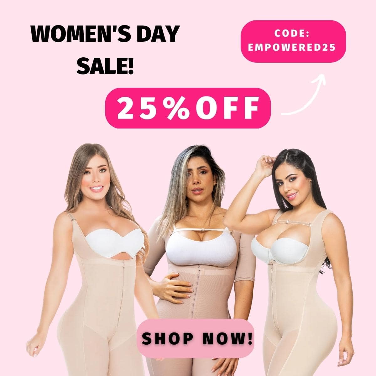 Women's Day - 25% off. Code: EMPOWERED25
