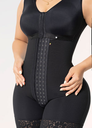 High-Compression Hourglass Shapewear with Bust Support, Stage 2 | Salome 6086BF