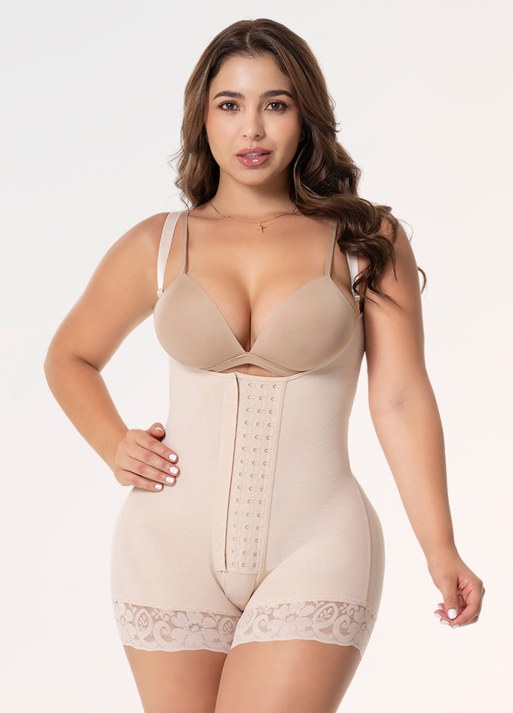 Open Bust High Compression Powernet Shapewear, Stage 2 | Salome 6066BF