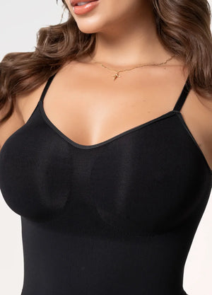 Seamless Thong Bodysuit: Tummy Control & Bust Support | Salome 7001