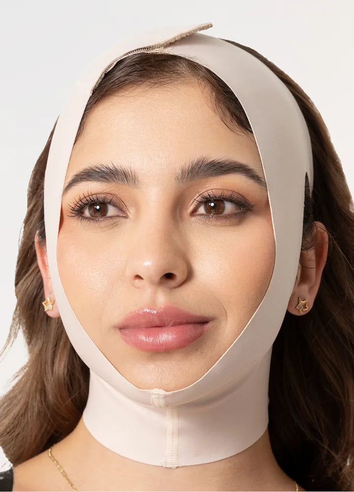 Chin Compression Garment: Soft Compression & Velcro Fit | Salome C32VE