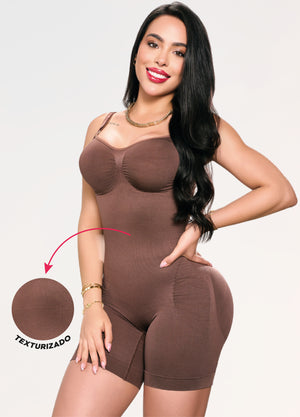Textured Seamless Shapewear Bodysuit: Tummy Control and Butt Lift | Salome 5603SCS