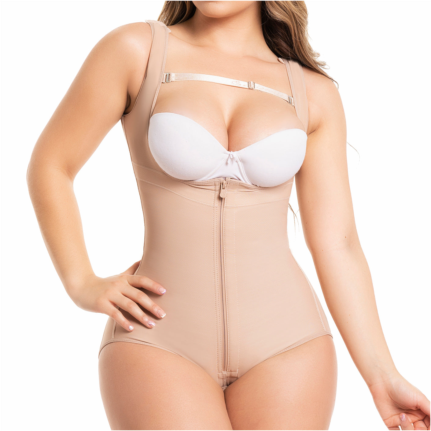 Fajas Salome 0218 Girdle High-Waist Shorts Daily Use Body Shaper with –  Melao Boutique