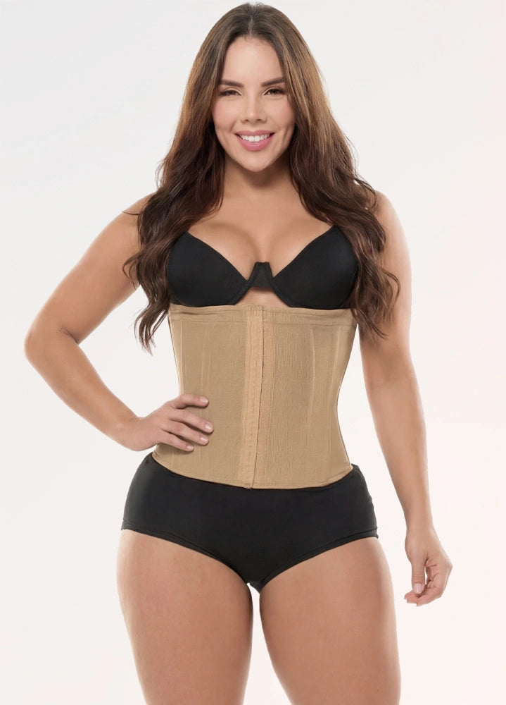 Faja Corsé con Ganchos: Control de Abdomen y Moldeador de Cintura | Salome 315-CCB