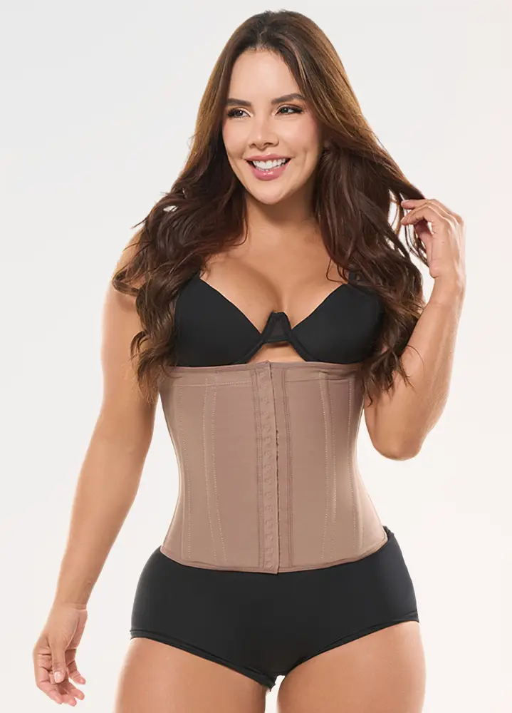 Faja Corsé con Ganchos: Control de Abdomen y Moldeador de Cintura | Salome 315-CCB
