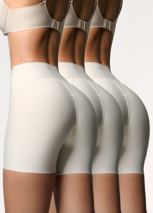 Salome High Waisted Shorts 0879 3 Pack | Butt Lifting Tummy Control Shaper Short