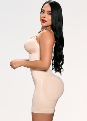 Textured Seamless Shapewear Bodysuit: Tummy Control and Butt Lift | Salome 5603SCS