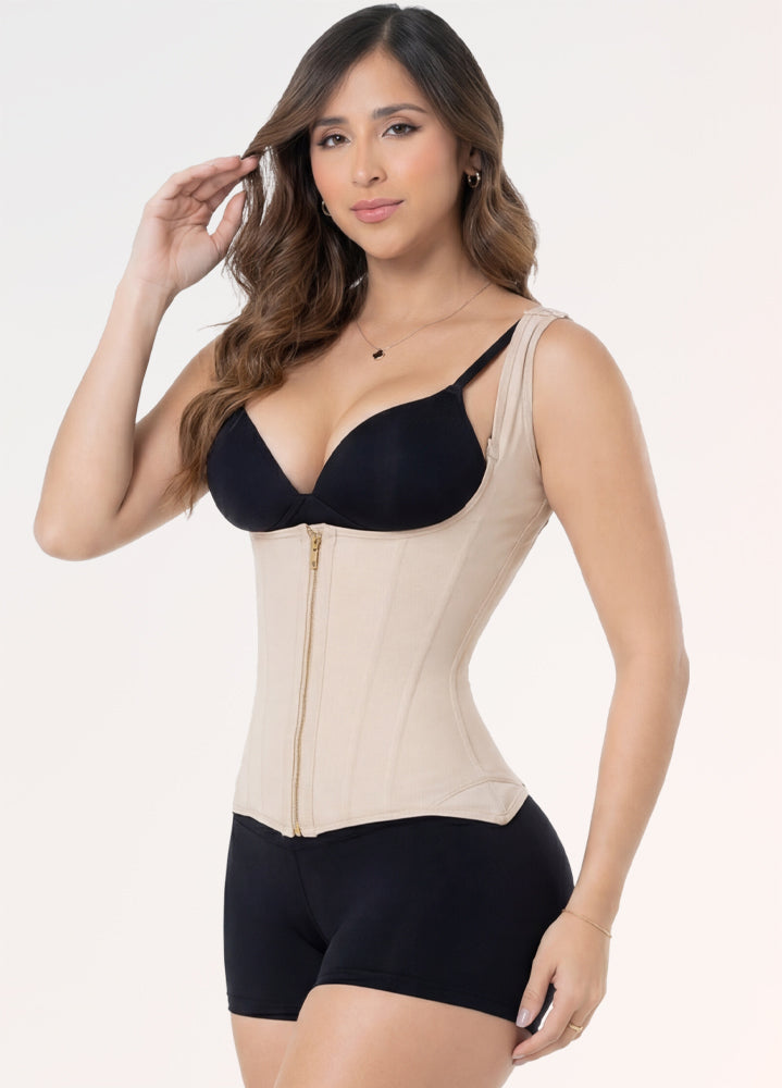 Waist Trainer Vest: Tummy Control, Back Support & Posture Shaper | Salome 7013