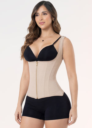 Waist Trainer Vest: Tummy Control, Back Support & Posture Shaper | Salome 7013