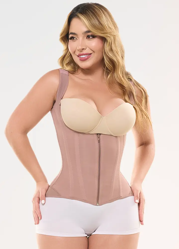 Waist Trainer Vest: Tummy Control, Back Support & Posture Shaper | Salome 7013