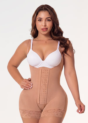 Open Bust High Compression Powernet Shapewear, Stage 2 | Salome 6066BF