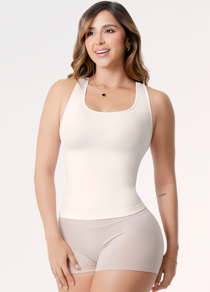 Camisole Shapewear Tank: Tummy Control and Smoothing | Salome 7004