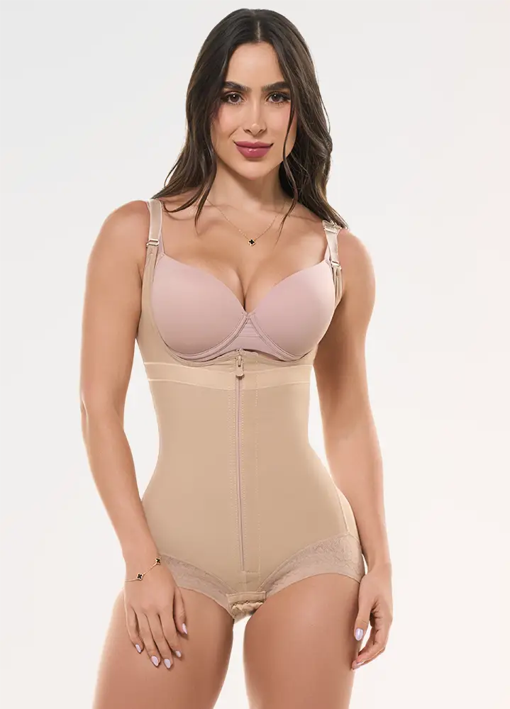 Shapewear Bodysuit: Abdomen & Upper Back Control | Salome 413