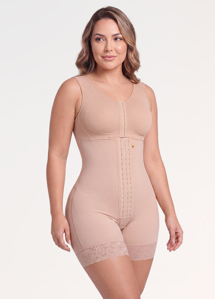 High-Compression Hourglass Shapewear with Bust Support, Stage 2 | Salome 6086BF