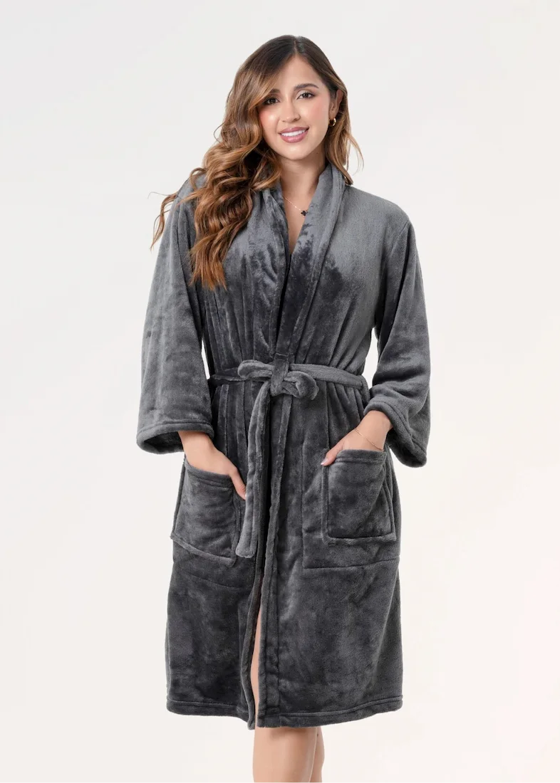 Microfiber Robe: Extra Soft for Post-Surgery Recovery | Salome PJ601