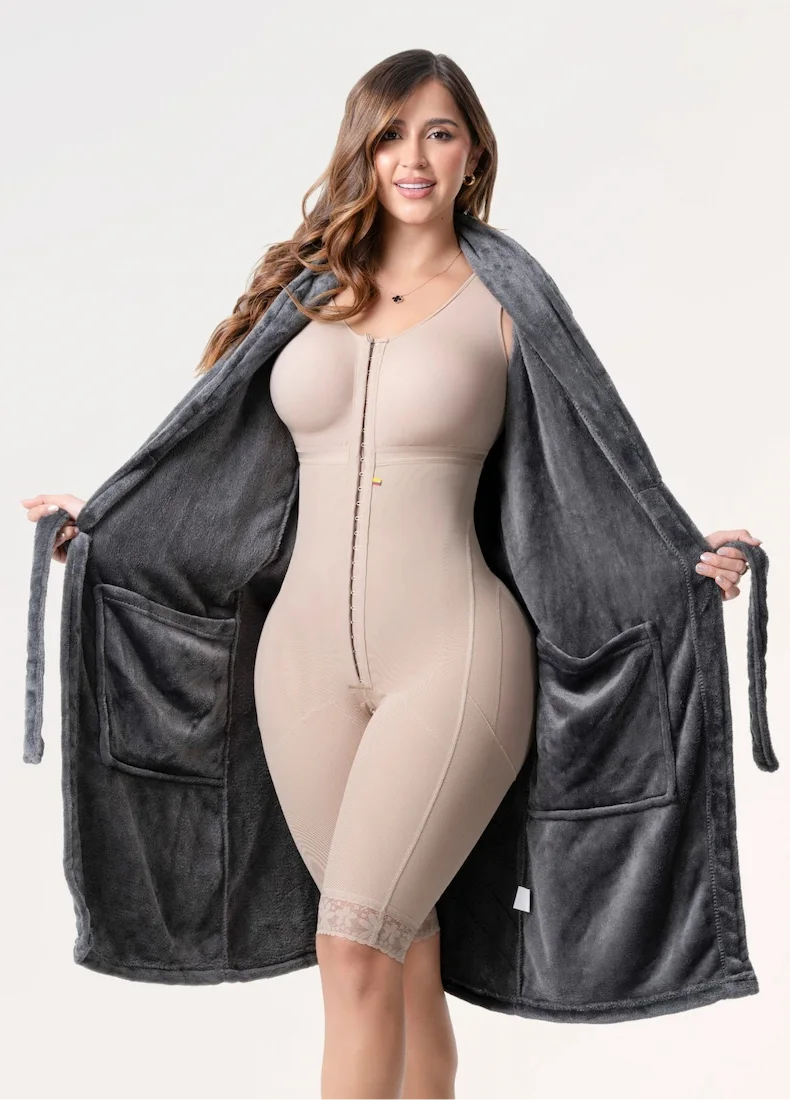 Microfiber Robe: Extra Soft for Post-Surgery Recovery | Salome PJ601