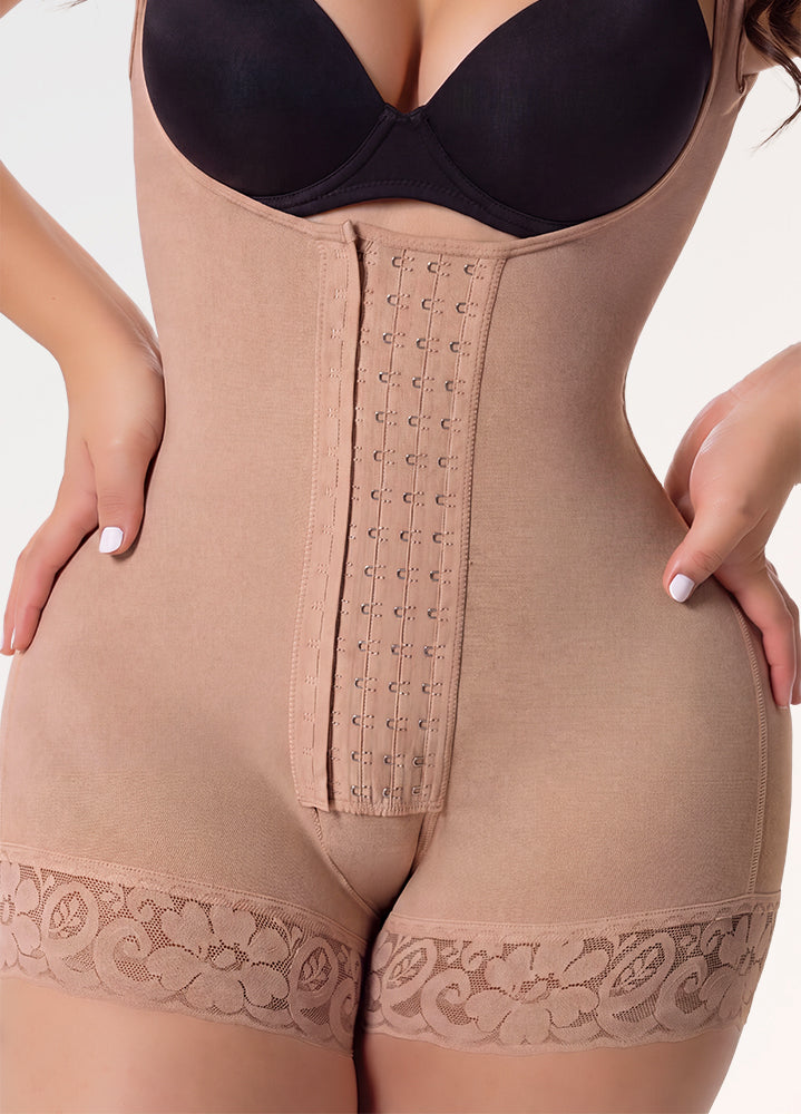 Open Bust High Compression Powernet Shapewear, Stage 2 | Salome 6066BF