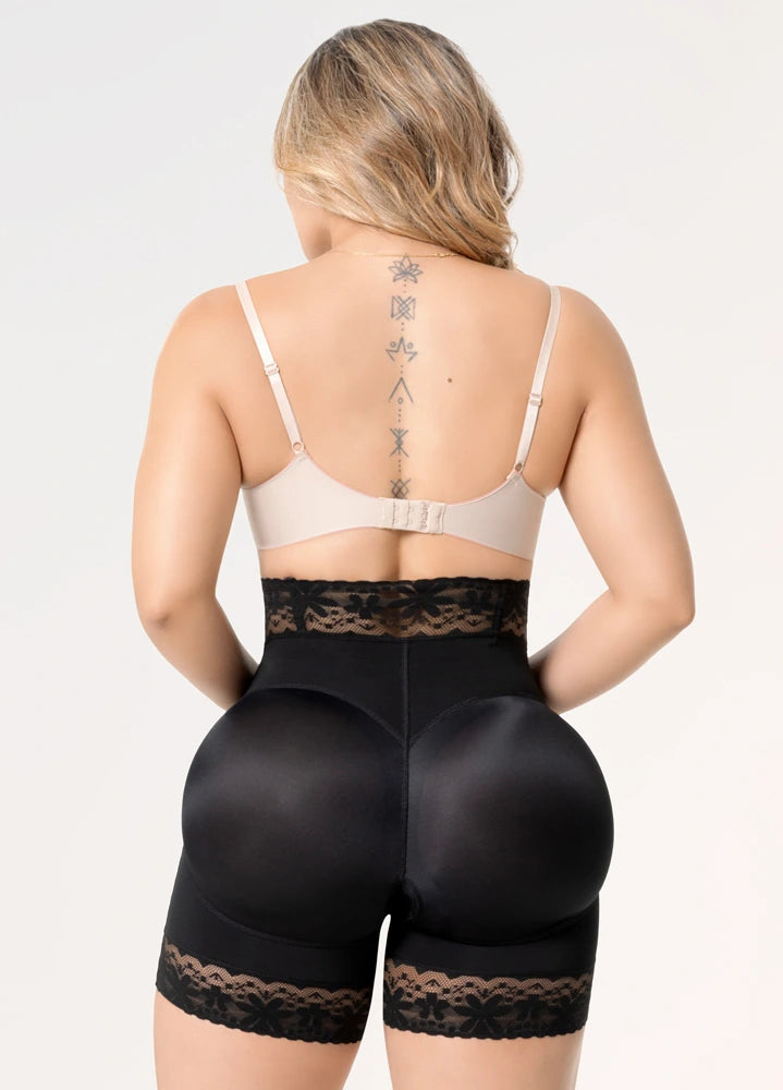 High-Waisted Shapewear Shorts: Tummy Control & Butt Lift Effect | Salome TC09L5