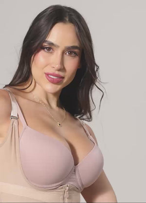 Shapewear Bodysuit: Abdomen & Upper Back Control | Salome 413