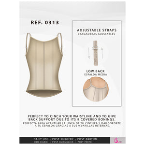 Faja Chaleco Reductor Moldeador Salome 0313