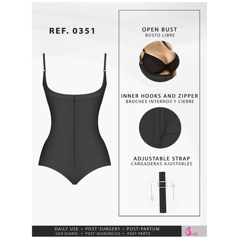 Fajas Salome 0351 Tummy Control Body Shaper Thong
