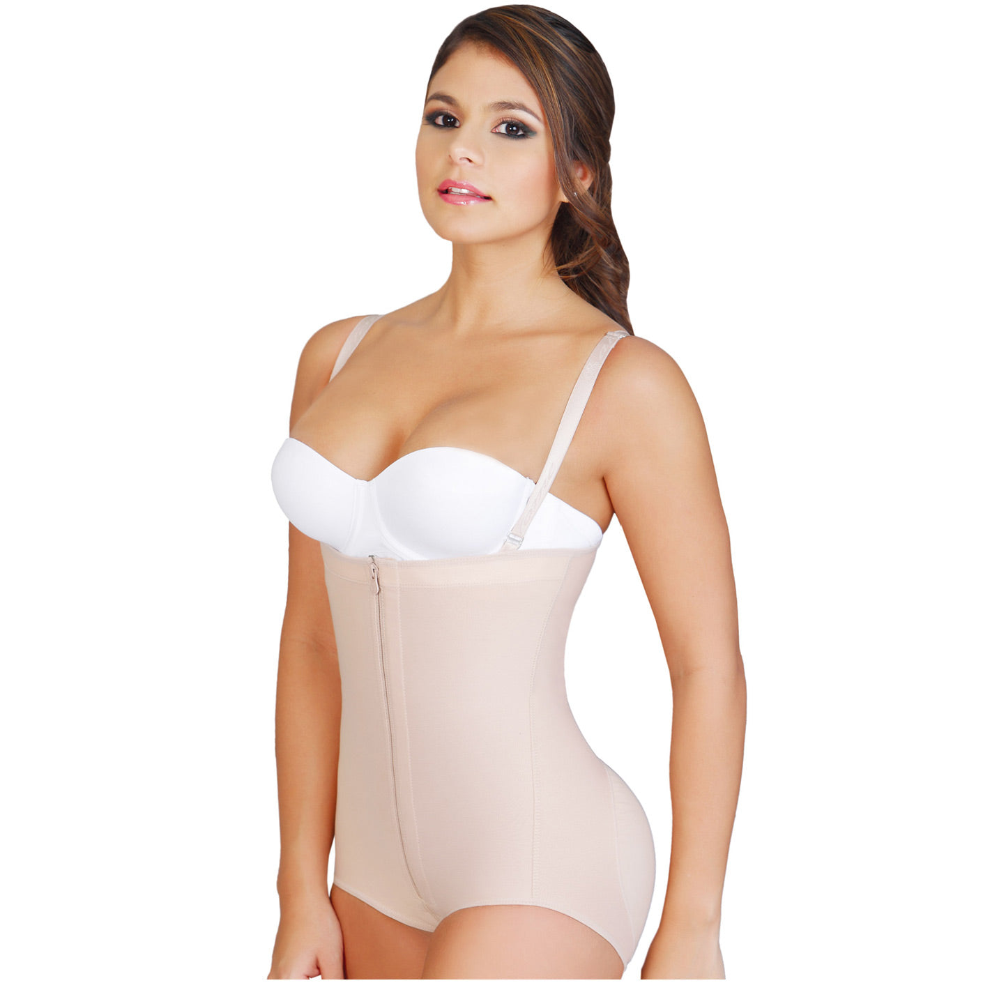 Fajas Salome 0414 Strapless Tummy Control Body Shaper