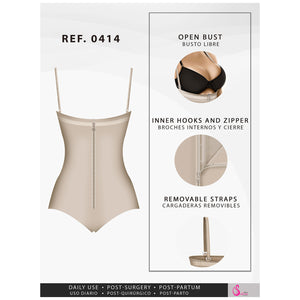 Faja Salome 0414 Reductora Sin Tirantes Control Abdomen