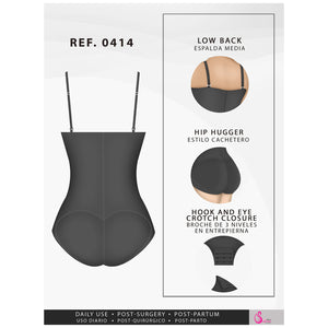 Faja Salome 0414 Reductora Sin Tirantes Control Abdomen