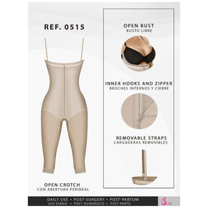 Fajas Salome 0515 Faja reductora de cuerpo completo con control de abdomen